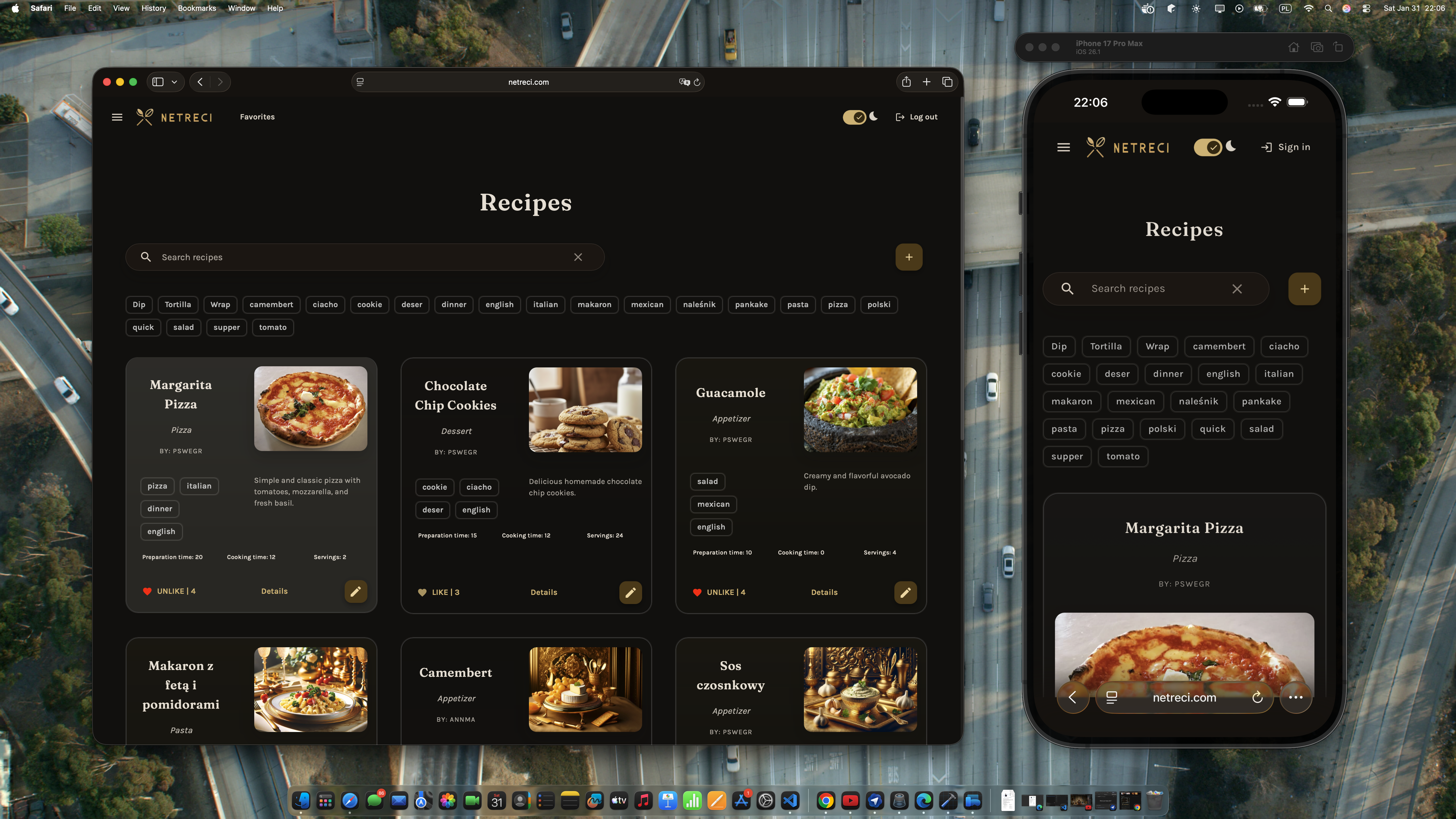 Netreci website view 1